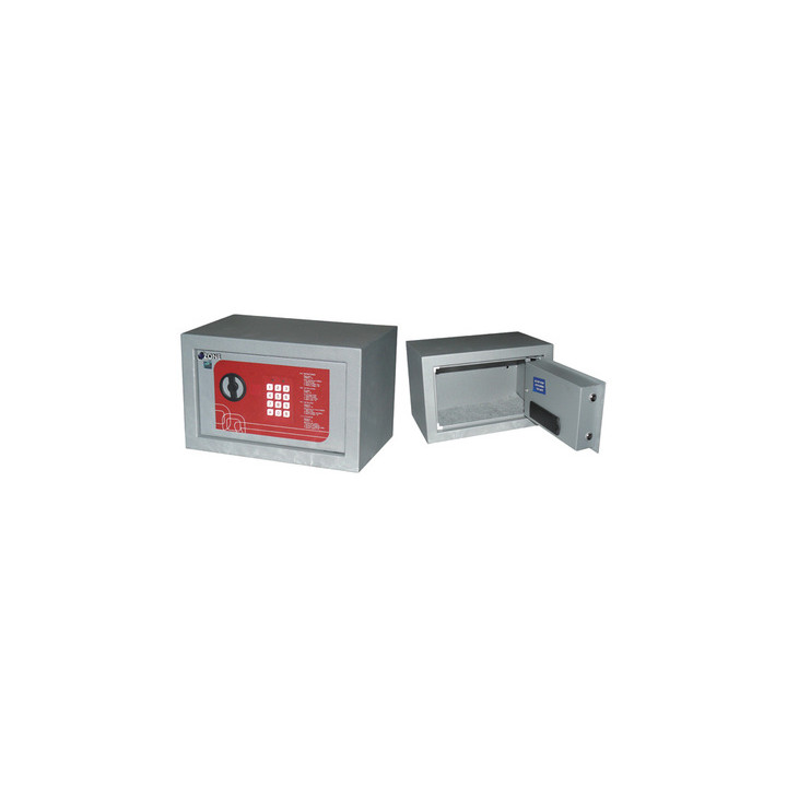 Caja fuerte mueble codigo electronico es-bas-15 310x200x200mm seguridad hoteles cajas fuertes metal seguridad electronica perel 