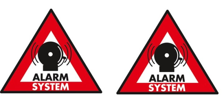 2 etiqueta disuasiva senal sistema alarma addesiva alarm system protection konig - 1