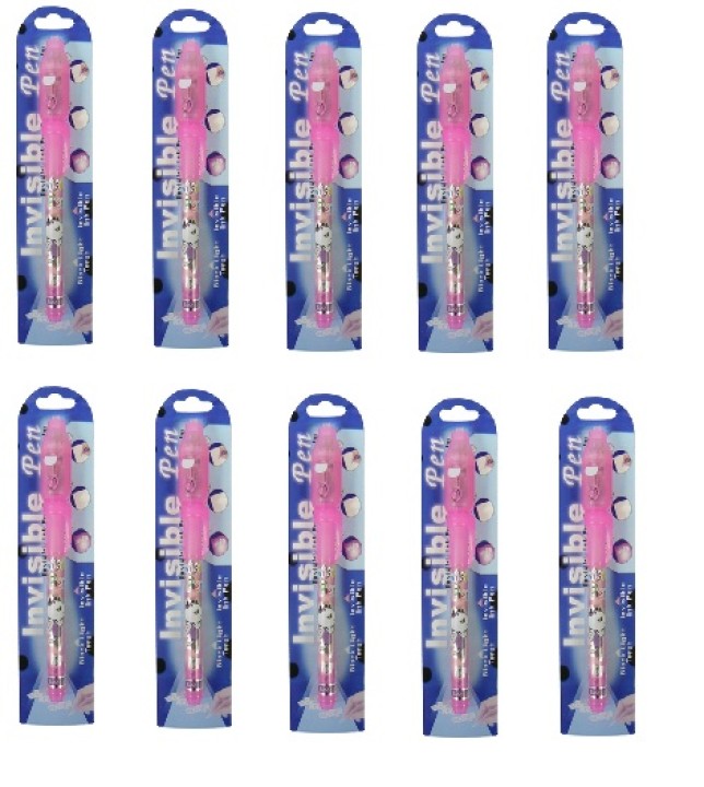 10pcs felt pen ink ultraviolet invisible ultraviolet lamp with pink agenda jr international - 1