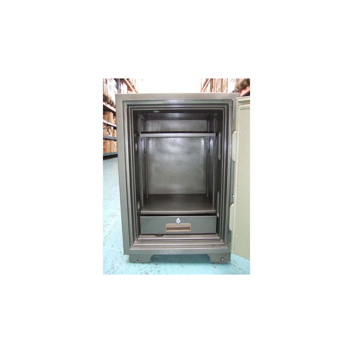 Caja fuerte ignifugada codigo mecanico + llave 159kg 490x820x450mm alta seguridad cajas fuertes ignifugada codigos phoenix - 1