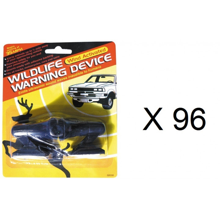 96 Whistle wind activated wildlife warning device for deer (pair of 2) nap zapper anti sleep alarm jr international - 1