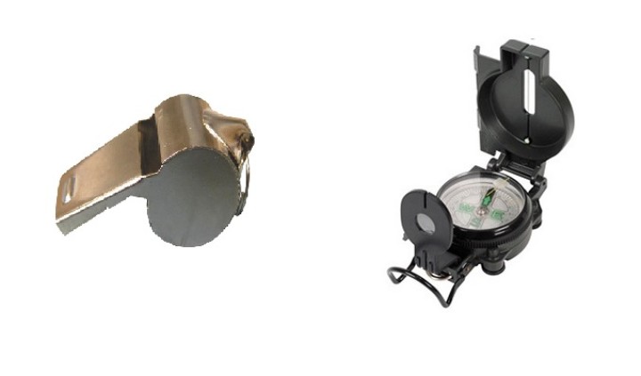 Hq metal liquid compass military look and metal military police whistle roulette ball high tone special referee box night jr int