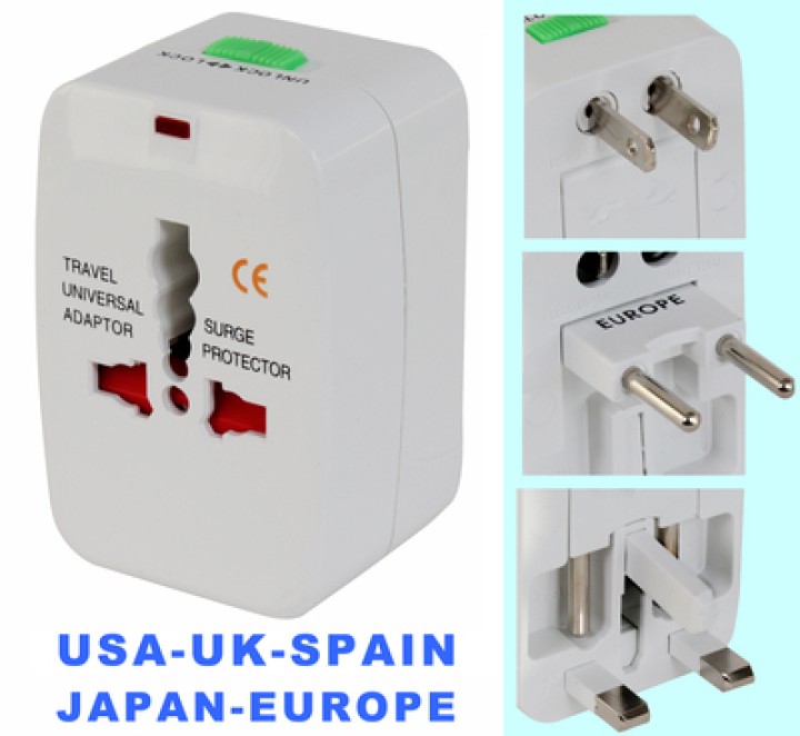 Au uk us eu travel power ac adapter plug converter jr international - 1