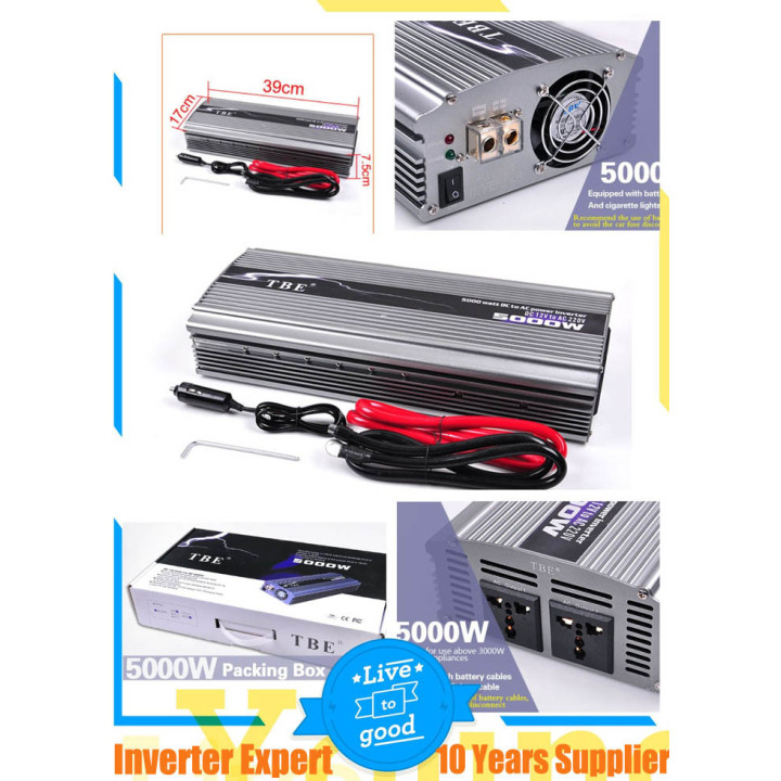5000w 12v 220v wechselrichter modifizierte sinuswellenausgang230vac 12vdc psi5000b 230v 240v jr international - 1