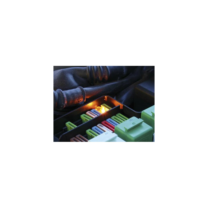 Car fuse with indicator light 5a orange afu05l velleman - 1