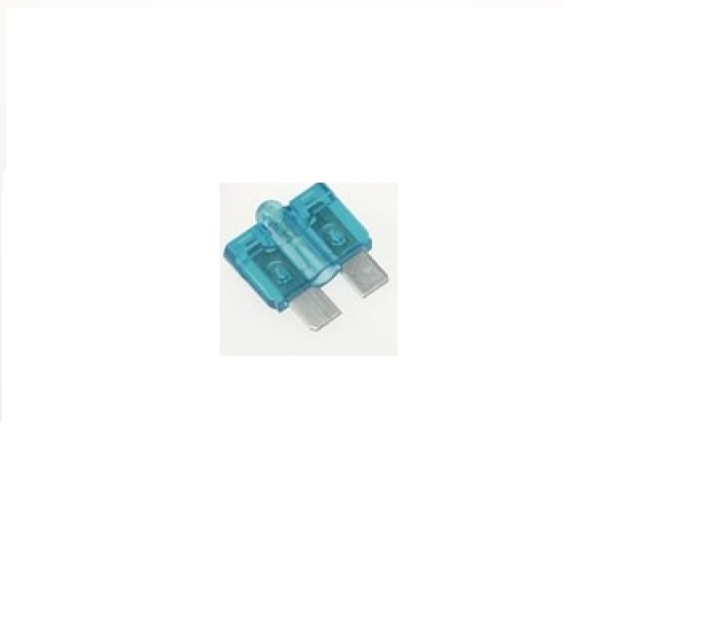 Fusible de coche con indicador luminoso 15a azul  afu15l velleman - 1
