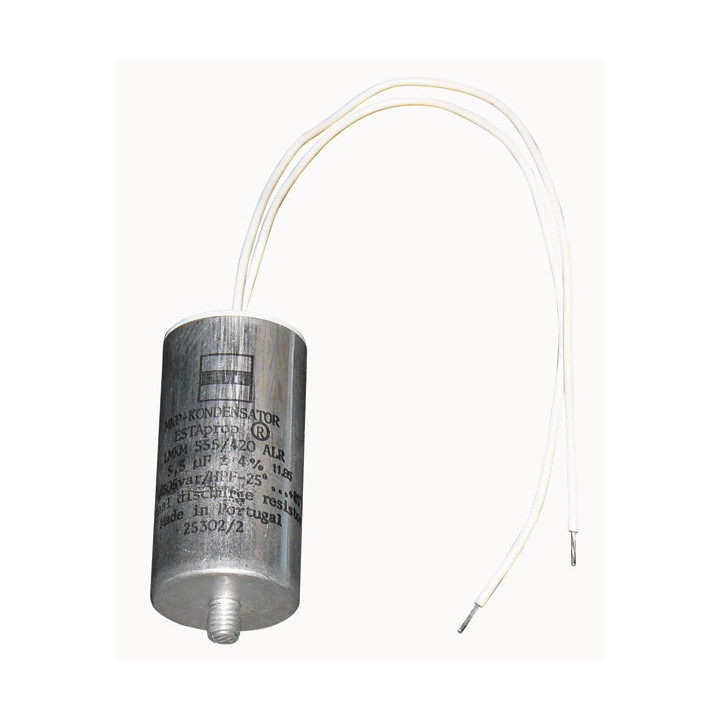 Condensador eléctrico condominio mf alambre 5.5?f micro faradio arranque del motor 450v cable cddem250v5mff cen - 1