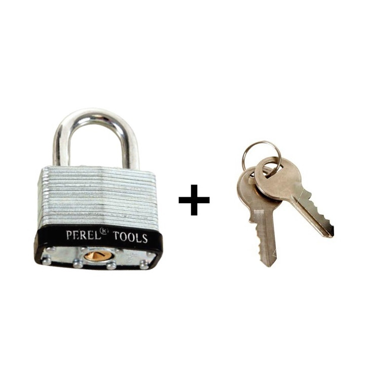 Candado lamine 45mm 2 llaves de seguridad slkl45 serradura antirobo jr international - 1
