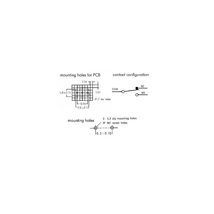 Subminiature microswitch interruptor micro switch con palanca 3a ms3-lpcb velleman - 1