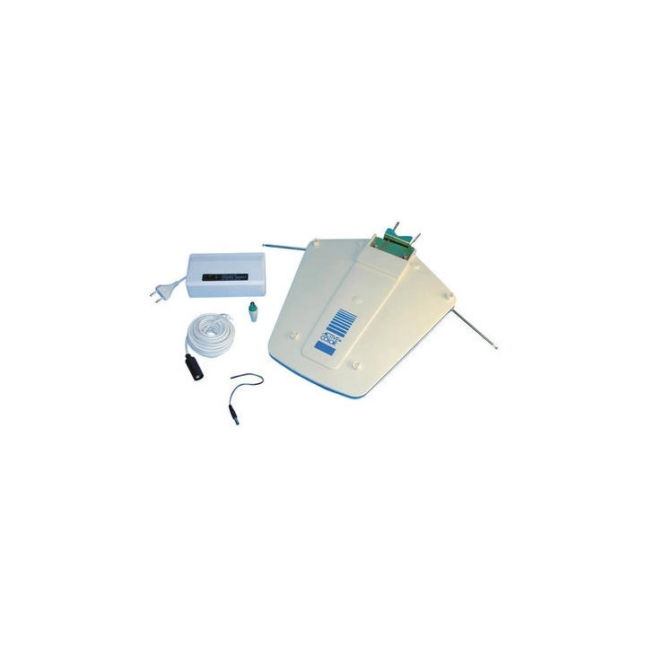 Antenna tv elettronica a banda larga 220vca 12vcc antenna televisiva hertziana antenne tv tv jr international - 1