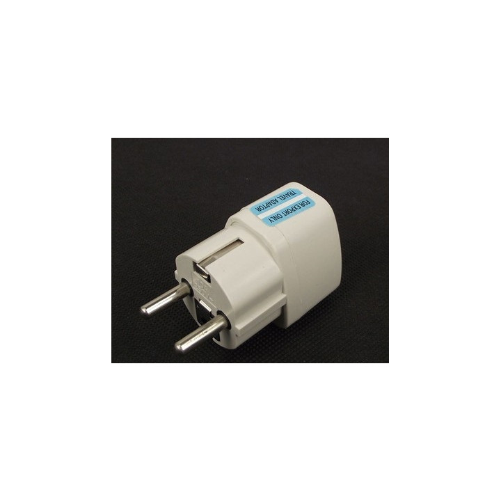 Adaptadores electricos clavija europea hacia clavija inglesa adaptadores 16a 250vca electricos convertidor silverline windows - 