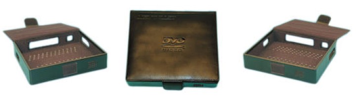 Fodero lettore dvd portatile fodero cuoio dvd pullman fodero trasporto fodero protezione velleman - 1