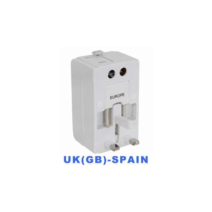 Usb + universal travel ac plug adapter charger us uk eu jr international - 1