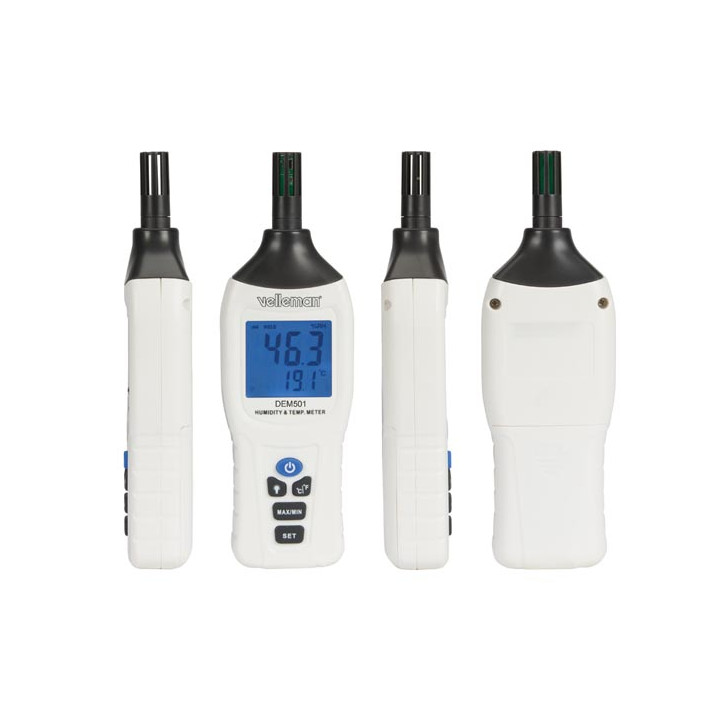 Digital humidity & temperature meter (0% to 100%rh and 20°c to +60°c) velleman - 3