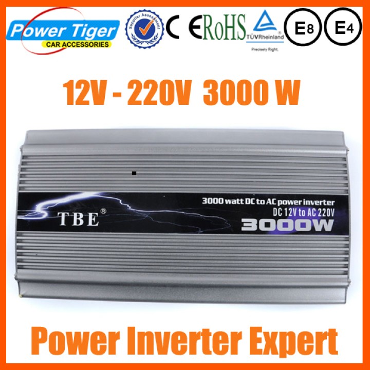 Convertitore elettronico tensione 12cc 220vca 3000w 210v 230v 235 240v caricatore elettrica sinusoide modificata adattatore conv