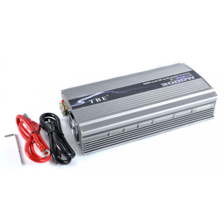 Modified sine wave power inverter 3000w 12vdc in 230vac out pin earth jr international - 1