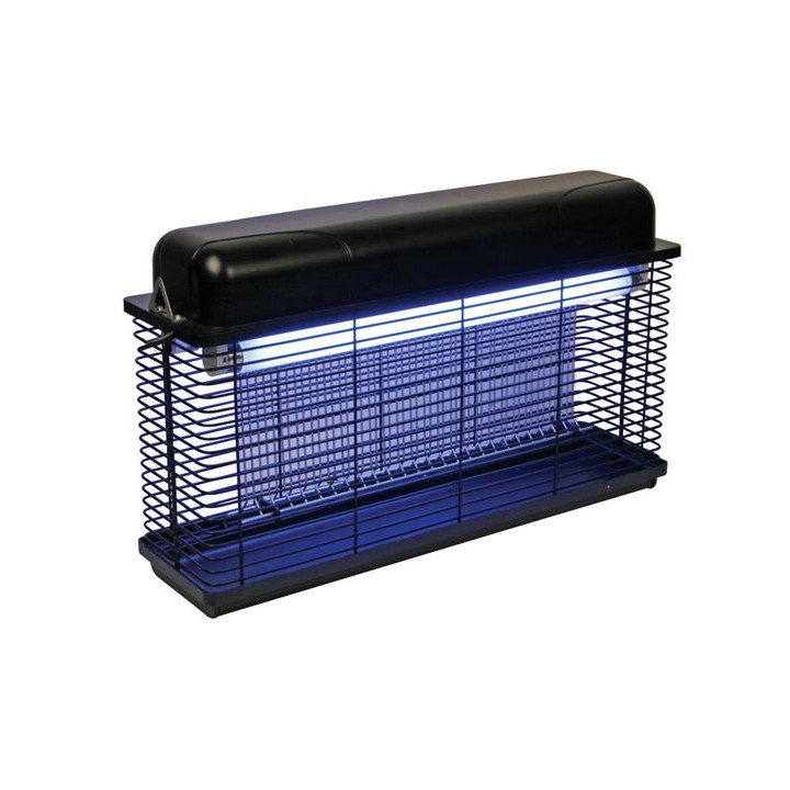 Elettrica uccide gli insetti 2 x 15w 220v lampada uv zanzara insetto distruttivo perel - 1