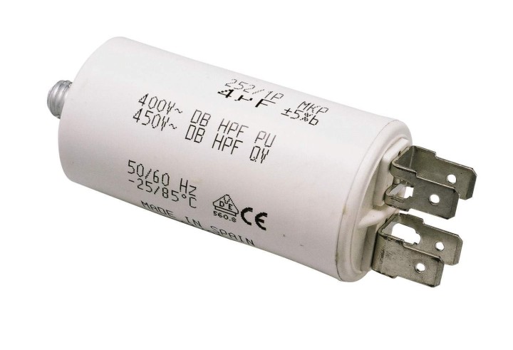 Capacitor 13mf micro farad  400v 450v 500v 50 60hz universal motor starter condo with terminal jr international - 1