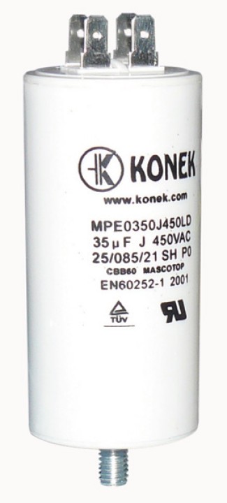 Kondensator 35,0µf  450 v  earth jr international - 1