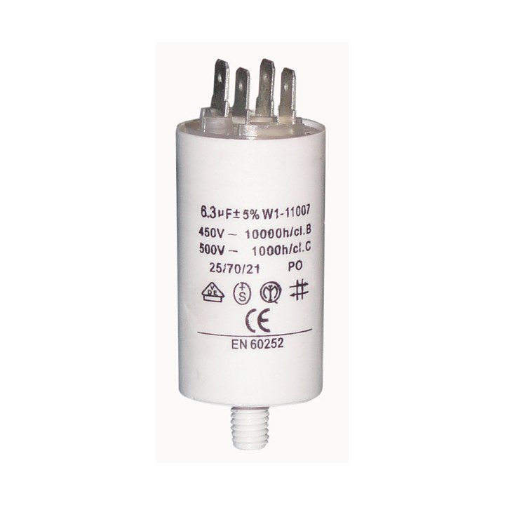 Micro farad kondensator 6mf 6.3mf 450v 50/60 hz motor pod wohnung start w1 11.006 jr international - 1