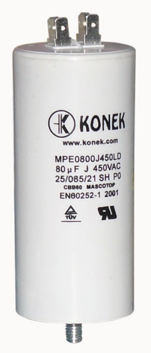 Mf mikrofarad kondensator 80mf w1 11008 450v 50/60 hz motorinbetriebnahme pod wohnung uhr jr international - 2