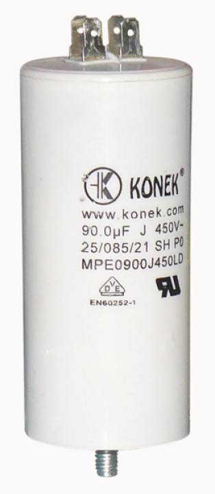 Capacitor 90 mf micro farad 450v 50 60 hz universal motor start capacitor with am terminal w1 11008 jr international - 1