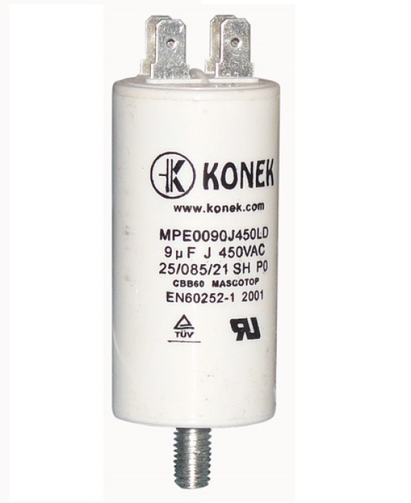 Mf mikrofarad kondensator 9mf w1 11008 450v 50/60 hz motorinbetriebnahme pod wohnung uhr bosch - 1