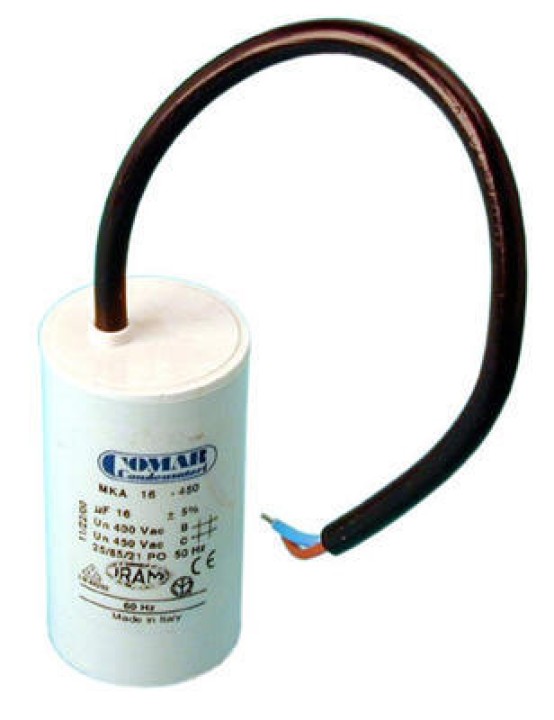 Condensatore 16 micro farad 450v per 1010 condensatori condensazione elettricità fixapart - 1