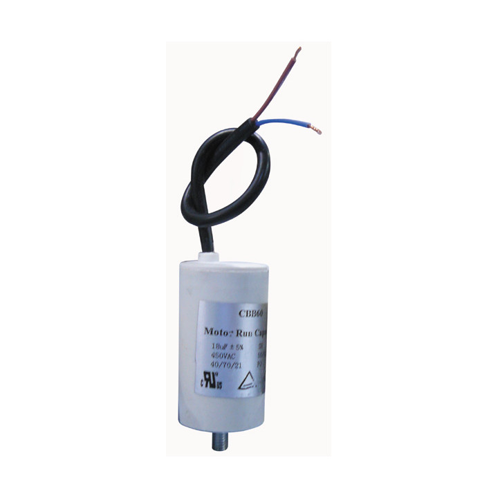 Capacitor 400v 450v 500v 18 micro farad capacitor for 1010 sliding electric motor jr international - 1