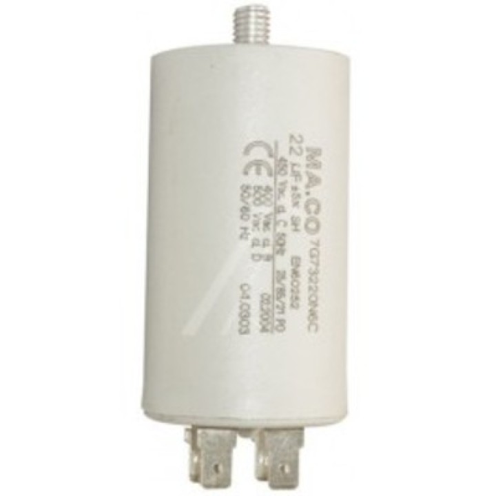 22mf kondensator mf mikrofarad 450v 50/60 hz motorinbetriebnahme w1 11.020 wohnung lug uhr jr international - 1