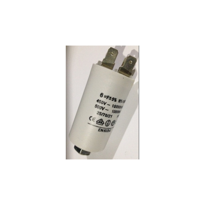 Micro farad kondensator 6uf 6mf 450v 50/60 hz motor pod wohnung start w1 11.006 jr international - 1