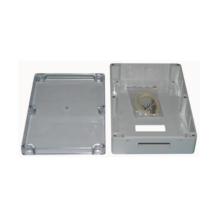 Cassetta di sicurezza abs scatola 222x146x55mm scatola di plastica trasparente in pvc scatola g218c dispositivi di protezione jr