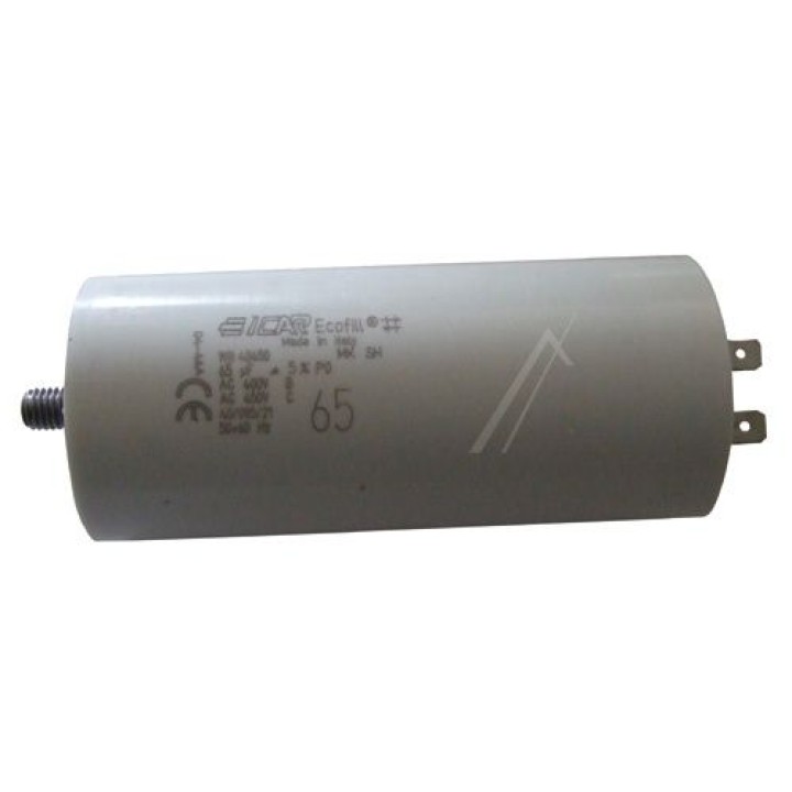 Capacitor 65 mf micro farad 400v 450v 500v 50 60 hz universal motor start capacitor with am terminal w1 11060 jr international -