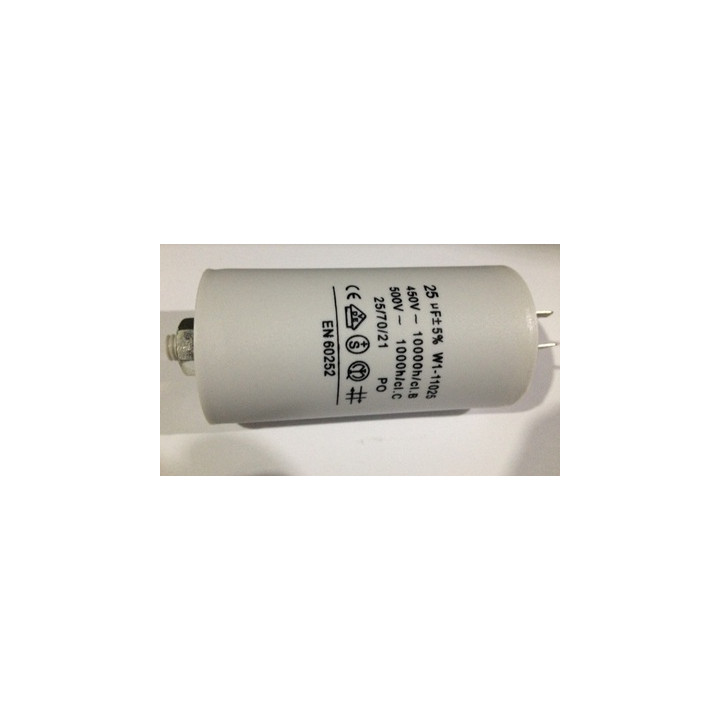 25mf kondensator mf mikrofarad 450v 50/60 hz motorinbetriebnahme w1 11.025 wohnung lug uhr jr international - 1
