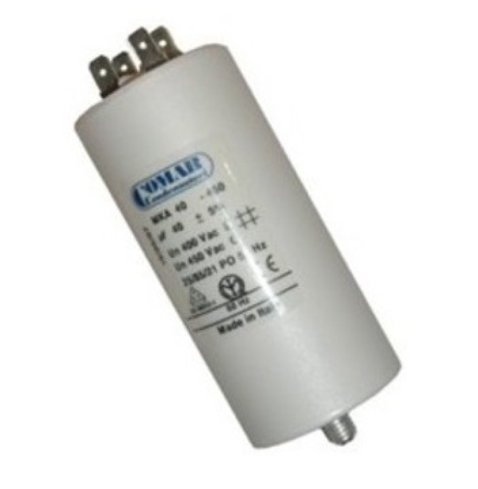 capacitor 40mf micro farad 450v 50 60hz universal motor start capacitor with am terminal w 11040 jr international - 1