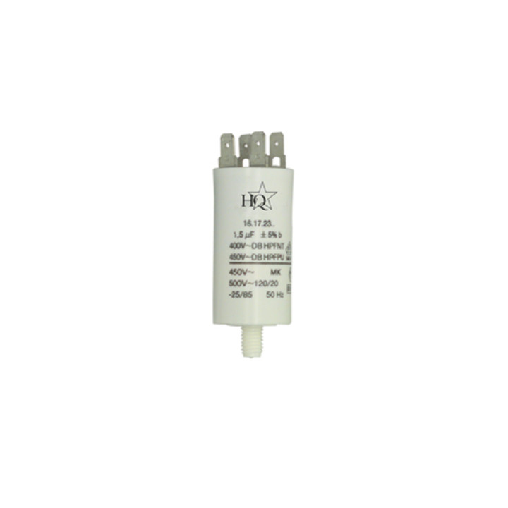 Condensador 15 mf micro farad  uf 450v 50 60 hz condensador de arranque motor universal a borne am w1 11014 jr international - 1