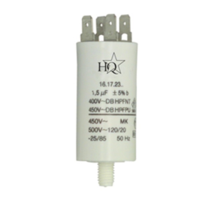 Condensatore 15 mf micro farad  uf 450v 50 60 hz condensatore di avviamento motore universale con capocorda am w1 11014 jr inter