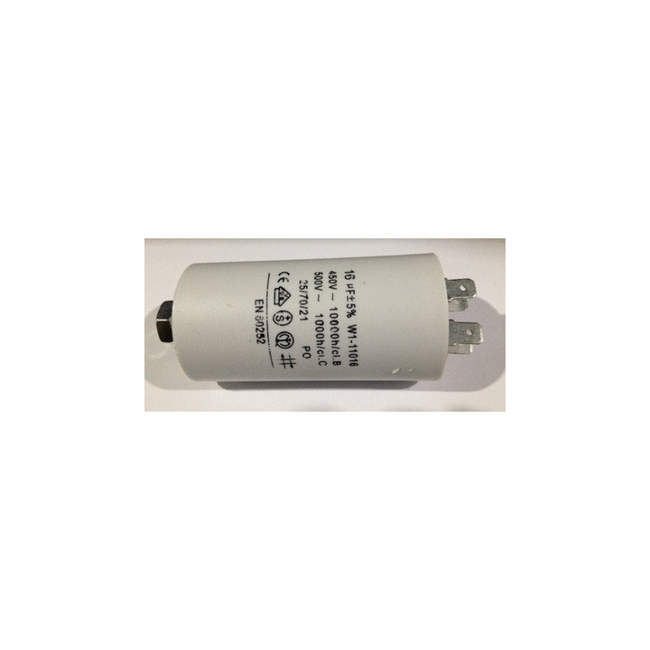16uF 450VAC CBB60 non Polar Motor Run condensateur jr international - 1