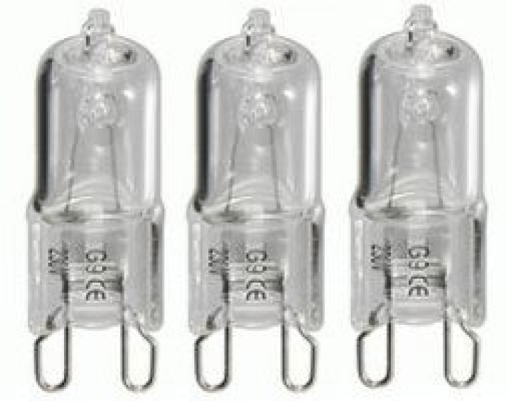 3 lampadina alogena g9 28w 220v 230v 240v chiaro 1 pc 2000h lampada luce luci economia energetica hq - 1