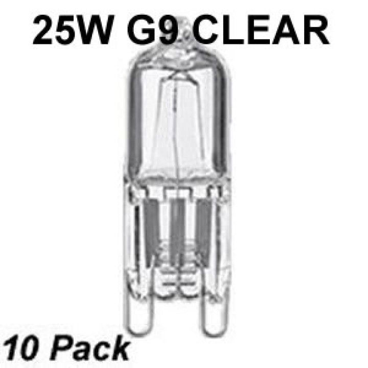 10 halogen bulb g9 25w 220v 230v 240v clear 1 pc 2000h lamp light lighting energy economy lm electrical - 1