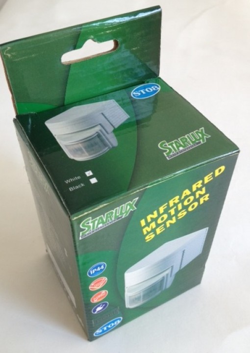 Detector alarma volumetrico infarrojos hermetico 220vca 1000w 10m blanco 400814 piscinas detectores alarma seguridad velleman - 