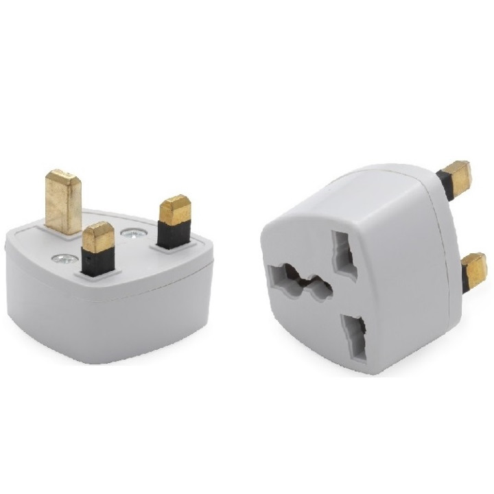 Adaptador electrico enchufe europeo hacia enchufe ingles lle929 adaptador convertidor skross - 3
