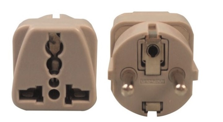 Adattatore presa europesa verso presa inglese adattatori viaggi 16a 250vca convertitore adattatore converter fixapart - 2