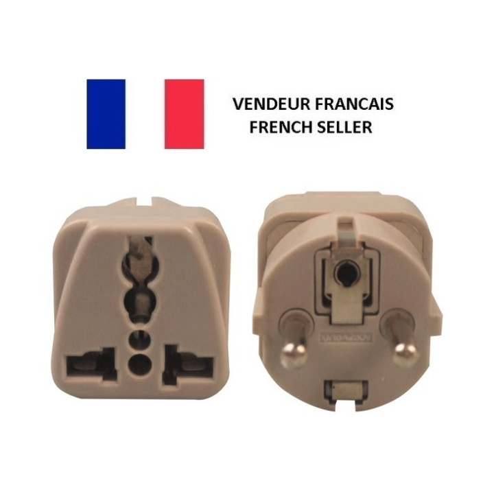 Adattatore presa europesa verso presa inglese adattatori viaggi 16a 250vca convertitore adattatore converter fixapart - 1