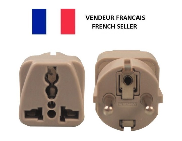 Adattatore presa europesa verso presa inglese adattatori viaggi 16a 250vca convertitore adattatore converter fixapart - 1