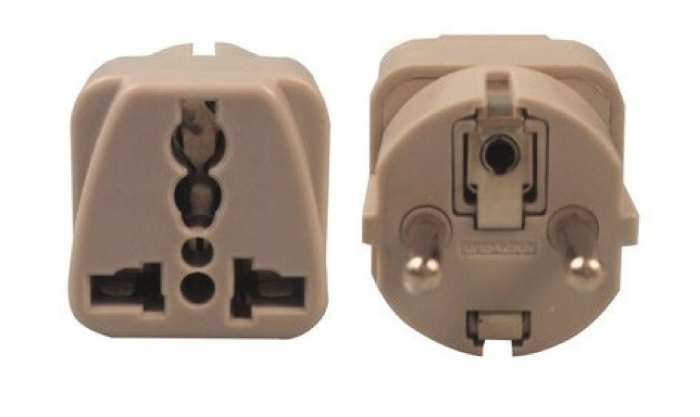 Adattatore presa europesa verso presa inglese adattatori viaggi 16a 250vca convertitore adattatore converter jr international - 