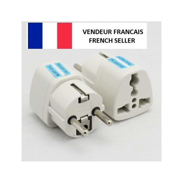 Travel adapter electric european plug to english plug adapter 1a 250vac adapter electric adapter electric jr international - 1