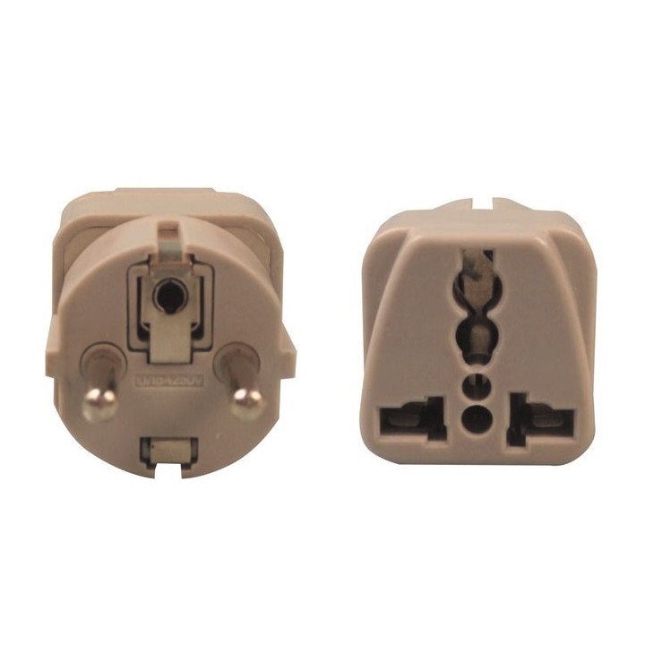 Adattatore presa europesa verso presa inglese adattatori viaggi 16a 250vca convertitore adattatore converter hama - 2