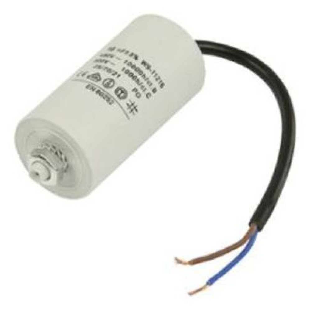 Condenser 1 micro farad 450v 50 60 hz universal motor starting condenser with terminal wire jr international - 1