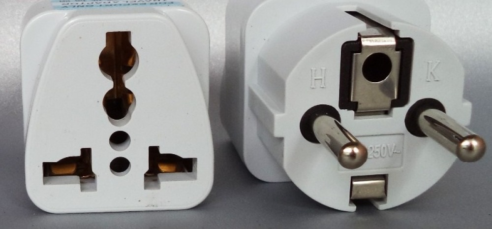 Adaptadores electricos clavija europea hacia clavija inglesa adaptadores 16a 250vca electricos convertidor jr international - 3